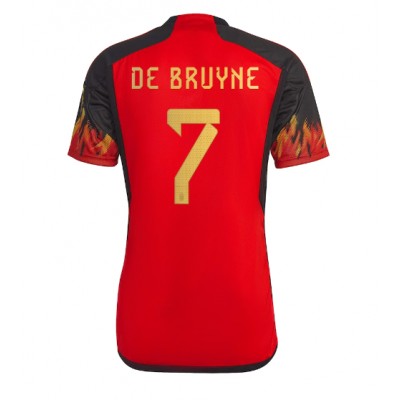 Moški Nogometni dresi Belgija Kevin De Bruyne #7 Domači SP 2022 Kratek Rokav